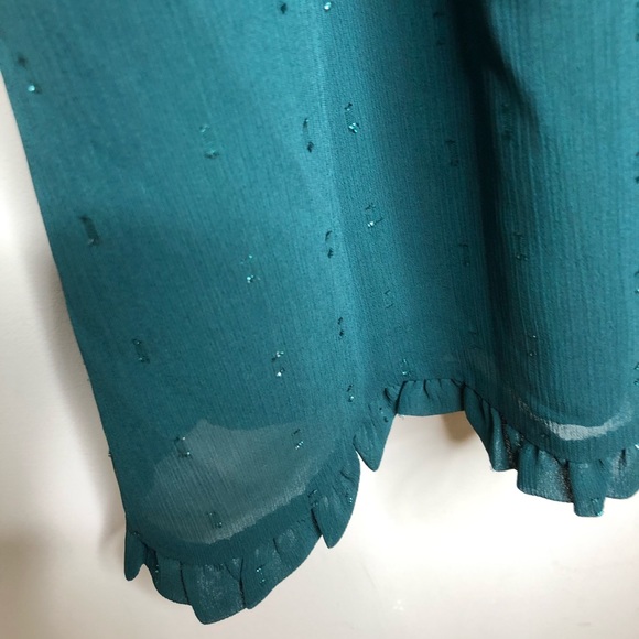 Gal Meets Glam Smocked Fit & Flare Dress 12 NWT - Picture 6 of 10